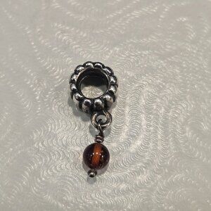 RETIRED Pandora Birthstone Garnet January Dangle Charm
